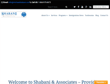Tablet Screenshot of michaelshabani.com